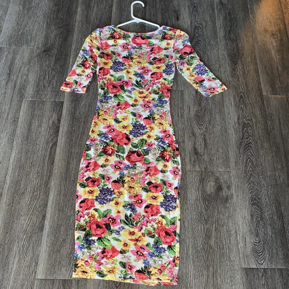 Bodycon style midi dress - Picture 4 of 4